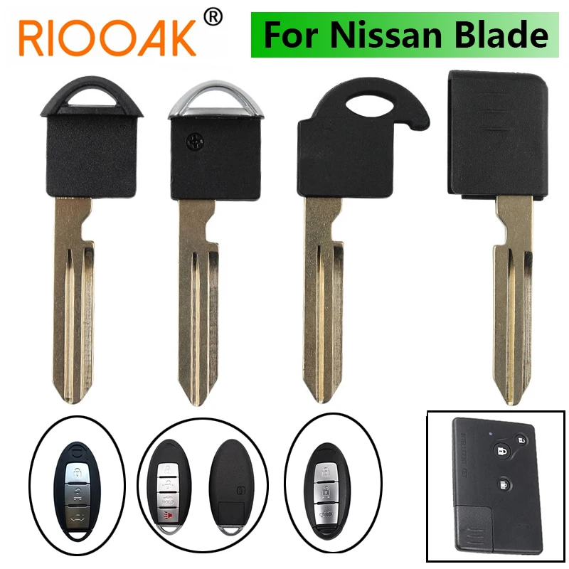 5pcs/lot Car Key Blade For Nissan Infiniti Alitma Armada Cube EX35 M35 M45 Remote Smart Prox Emergency Insert Fob Uncut Blade