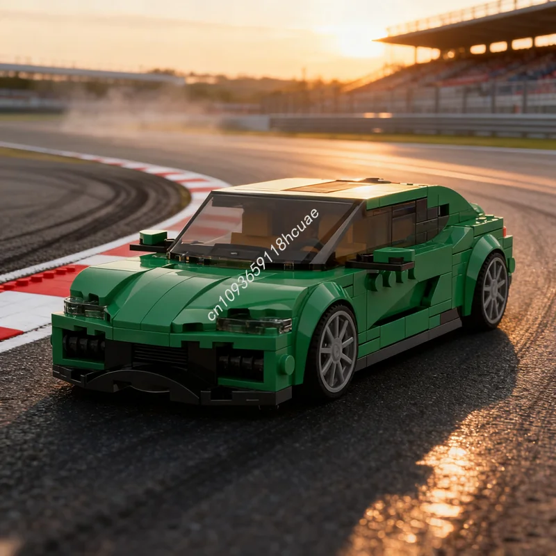 

424 шт. MOC Gemera City Champions, модель суперкара, строительные блоки, игрушки «сделай сам», образовательные детские рождественские подарки на день рождения