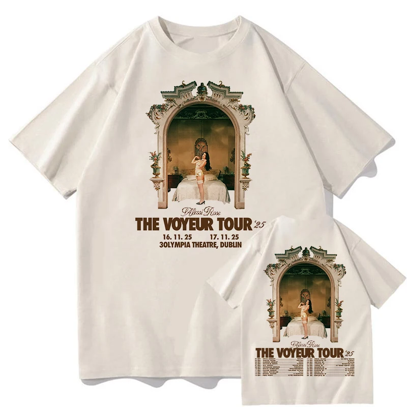 Vintage Sommer Alessi Rose Voyeur T Shirts Männer Frauen Mode Hip Hop Straße T-shirt Männlichen Casual Baumwolle Kurzarm T-shirts Kleidung