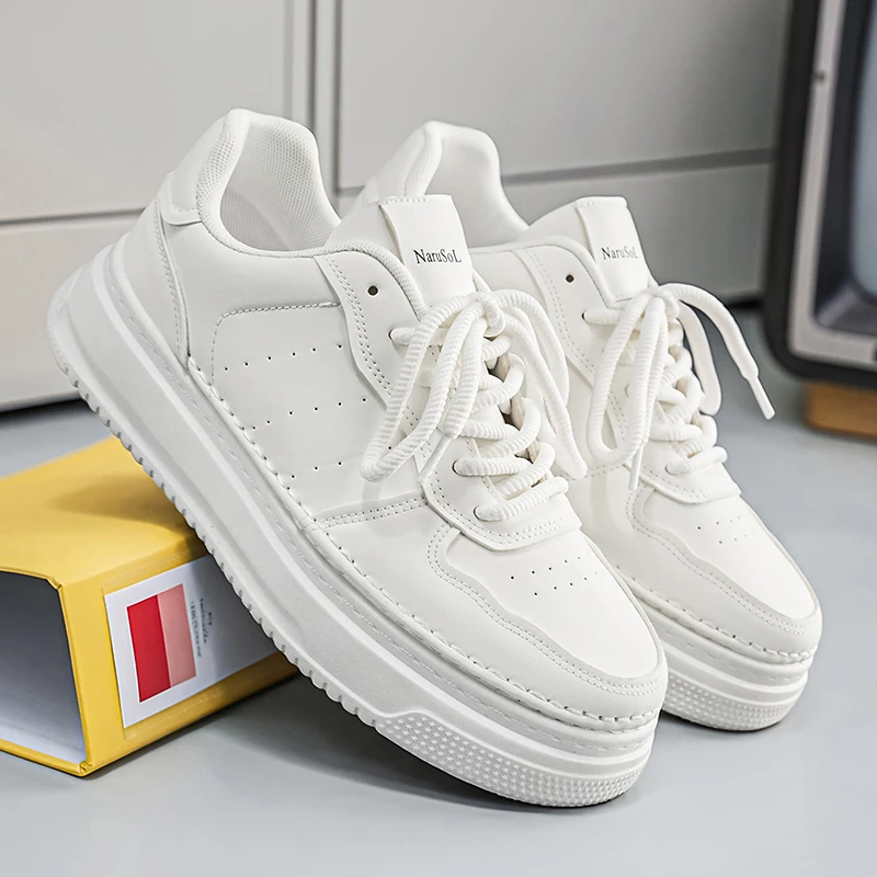 Men Flexible Daily Casual Sneakers Anti Skid Wear Resistant Sole Breathable Air Mesh Soft Shock Absorb Outdoor Training Footwear