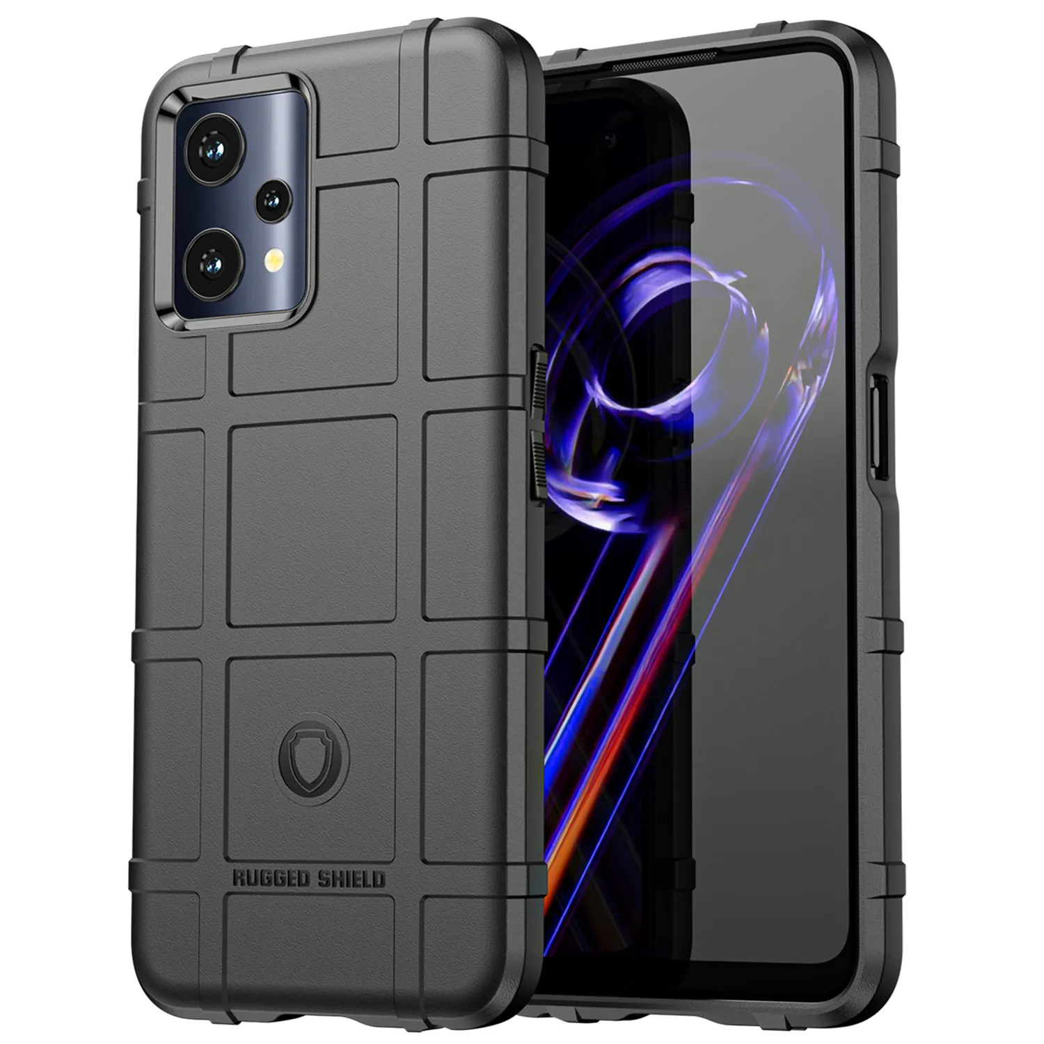 

Shockproof Armor Case For Realme V25 real me q5 Shield Silicone Phone Cover for realme Q5 v25 Heavy Duty Matte Soft Cases