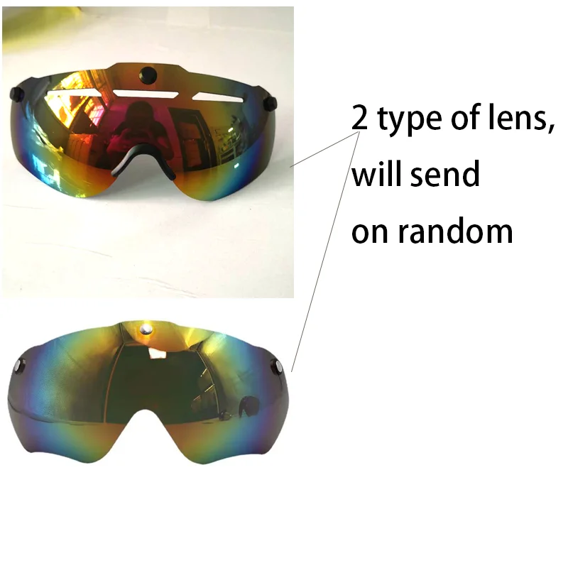 Mens cycling helmet lens visor spare Cycling Glasses spare Bicycle helmet Sunglasses spare mtb Cycling Eyewear Bike Lentes