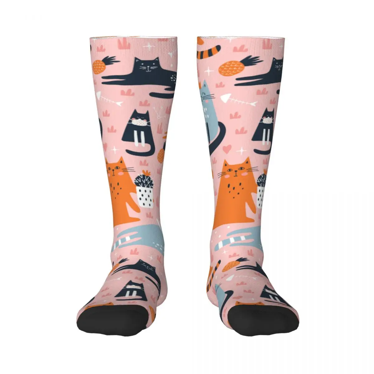 1 Pack Cute Cat Over-knee Long Socks Middle High School Socks