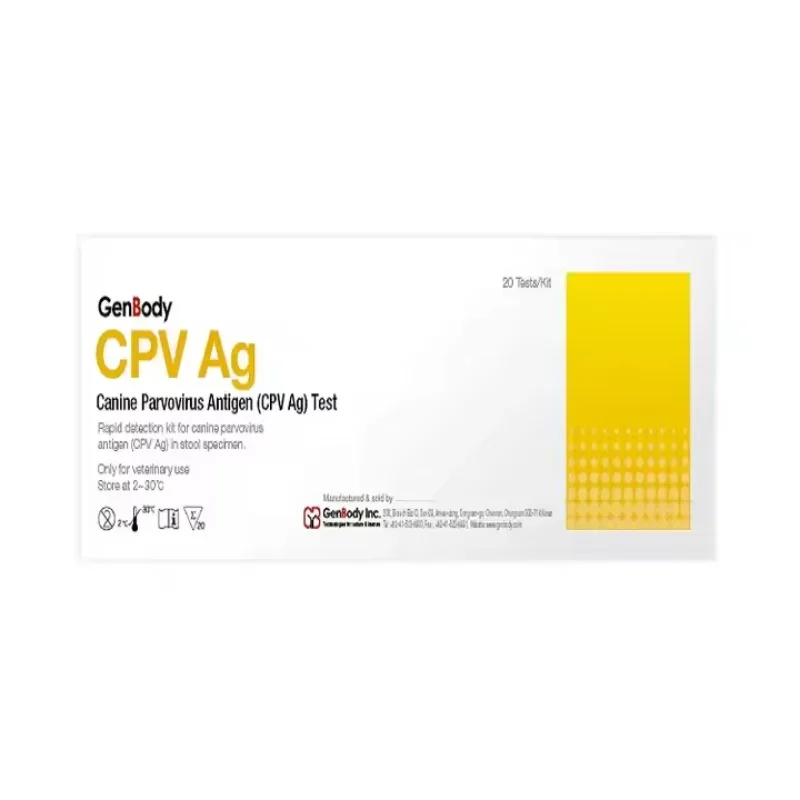 

Best Supplier's Veterinary Rapid Test Kit Pet Test Strips for Dog Canine Parvovirus (CPV-Ag) Detection