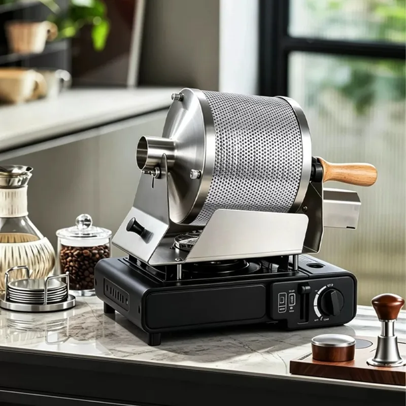 L13 Automatic Direct Fire Coffee Roaster 1KG  Home Commercial Bean Baker