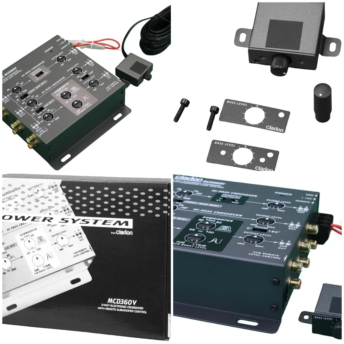 

Mobile Electronics Mcd360 3 Way 6 Channel Electronic Crossover with Subwoofer Control