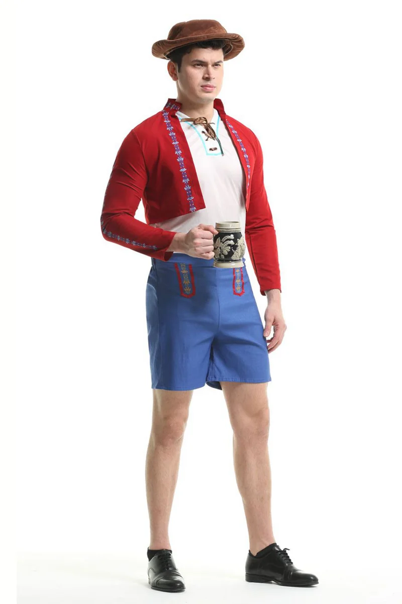 Europäisches Kultur-Festival-Kostüm Stierkämpfer-Cosplay-Anzug Deutsches Oktoberfest-Kostüm Spanisches Bühnen-Jacken-Outfit-Set – Detail 8