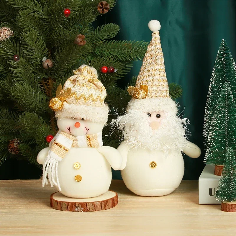 10pcs  , Christmas decorations, elderly people, snowmen, dolls, cute Christmas decorations, creative children's gifts,