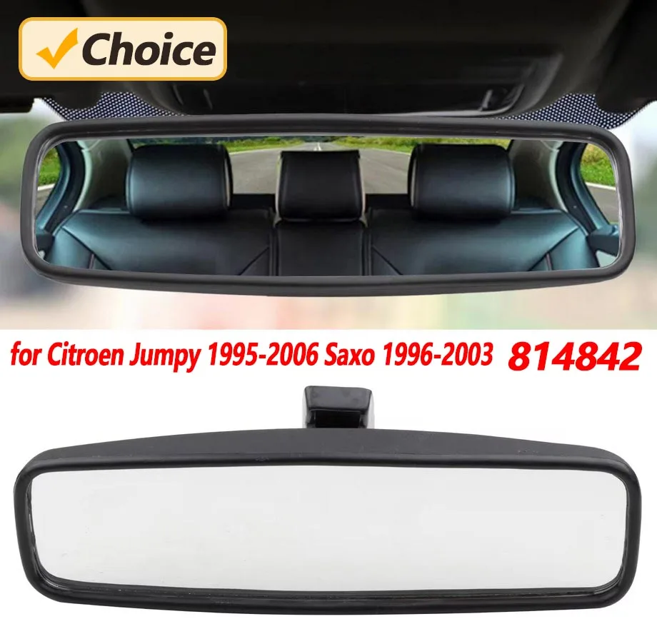 Espejo retrovisor Interior de coche, reemplazo 814842 para Citroen Jumpy 1995-2006 Saxo 1996-2003 MASTER LAGUNA KANGOO CLIO 1 Uzman