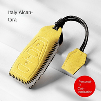 Customized High-end Suede Key Chains Key Case for Aston Martin DB11/Vantage/DBX Car Accessories