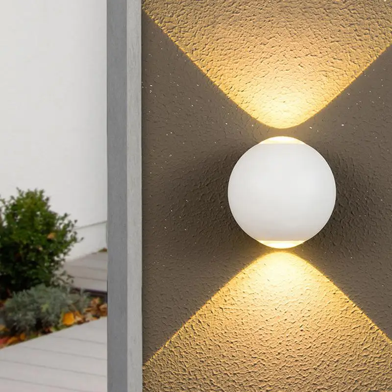 

Outdoor IP 65 Aluminum Waterproof LED Wall Lamp Garden Lighting for Courtyard Balcony Villa Corridor Porch Spotlight Sconce