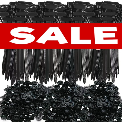 Imagen 2 del producto Hebilla de brida para cables de nailon fija a través del núcleo, hebilla para bridas de cables, guardabarros, forro interior, hebilla para maletero, Camping al aire libre