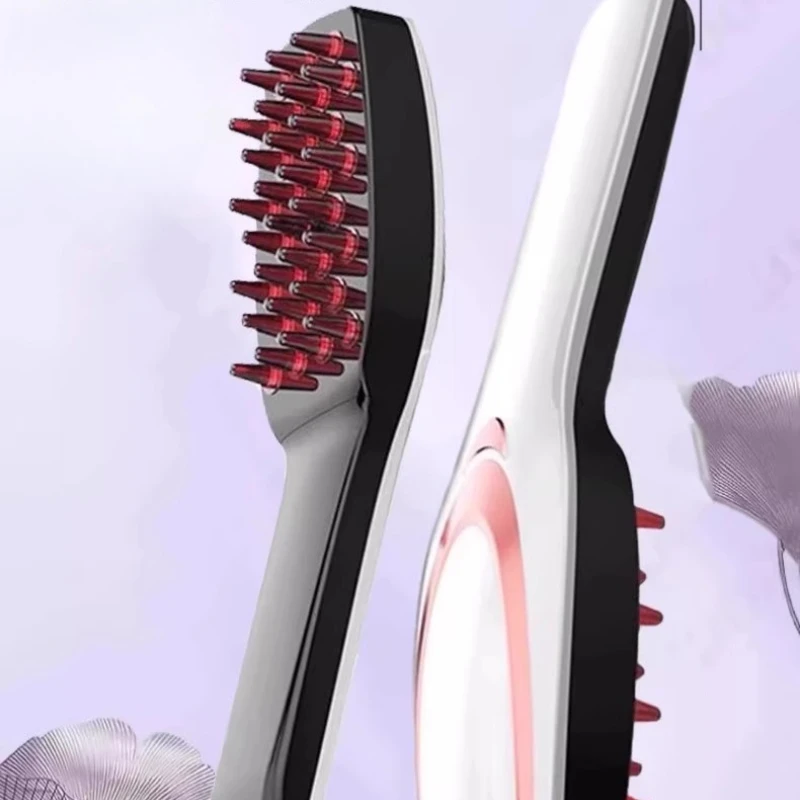 

White hair massage comb, vibration nourishes black hair and solidifies hair.