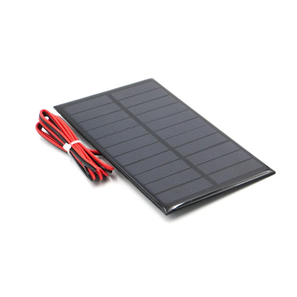 

5V 5.5V 200mA 250mA 500mA 1W Solar Panel, MINI Solar Panel DIY with 30CM/100CM Cable