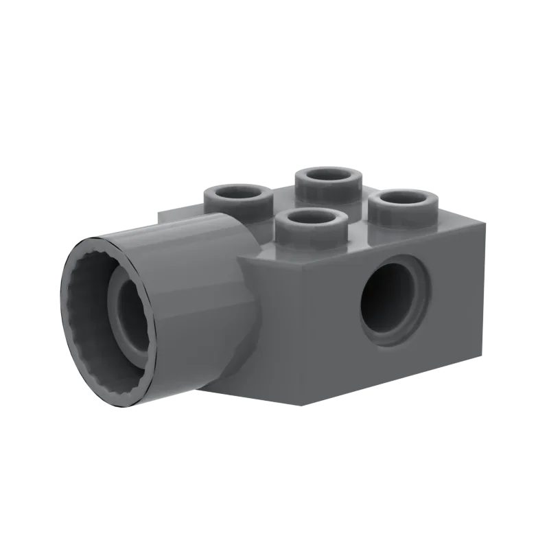 MOC 10 قطعة جزء الطوب 48169 تعديل 2x2 مع ثقب الدبوس اللبنات المقبس المشترك لعبة الجسيمات التعليمية هدية عيد ميلاد طفل