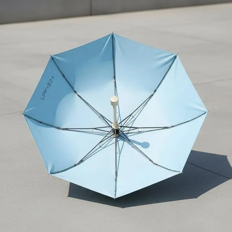 Lightweight Mini Foldable Umbrella UPF 50+ UV Blocking Portable Pocket Parasol for Summer Outdoor Walking