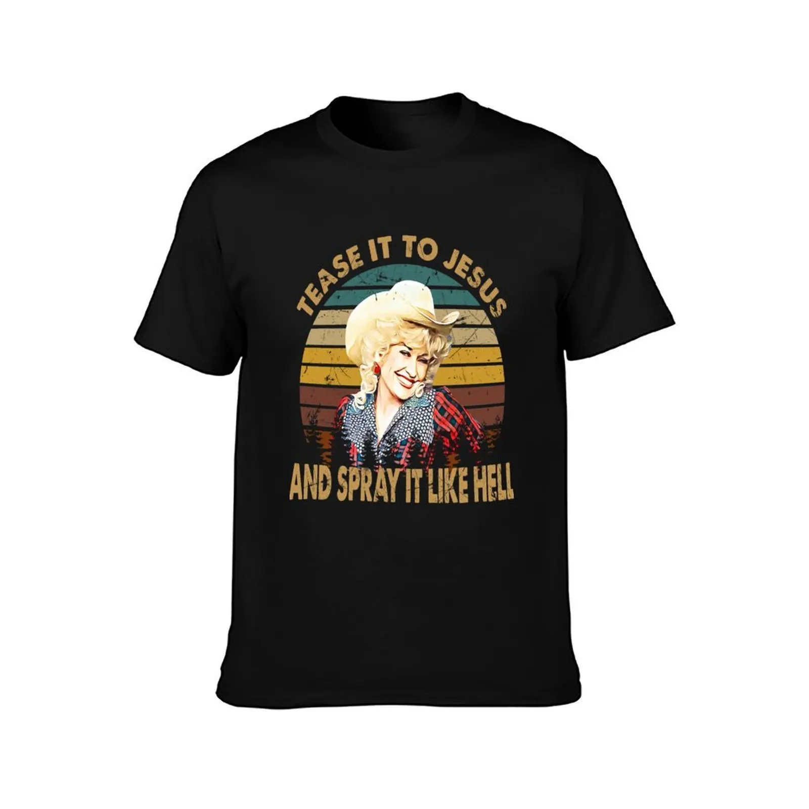 vintage tease it dolly gift parton for lovers T-Shirt, Summer Casual Cotton Tee, Oversized Streetwear Tops, Unisex Men Women