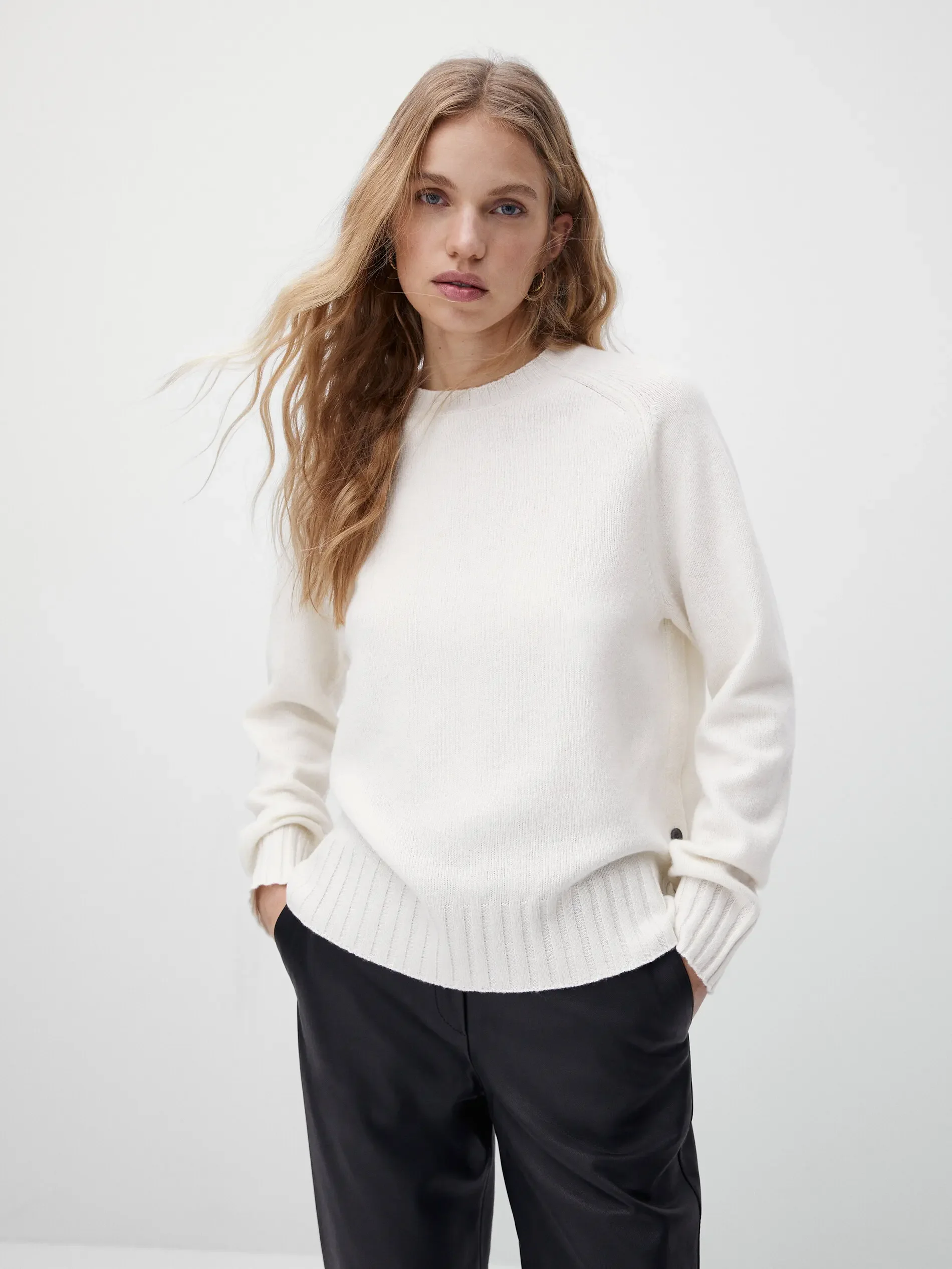 Etheral-カジュアルウール-女性用ブレンドトップ、サイドボタンダウンknitwear、新しいスタイル、冬、md 2023