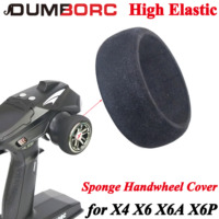 1/2/4PCS DUMBORC High Elastic Sponge HandWheel Cover Transmitter for X4 X6 X6A X6P TX Transmitter Handwheel Upgrade Part