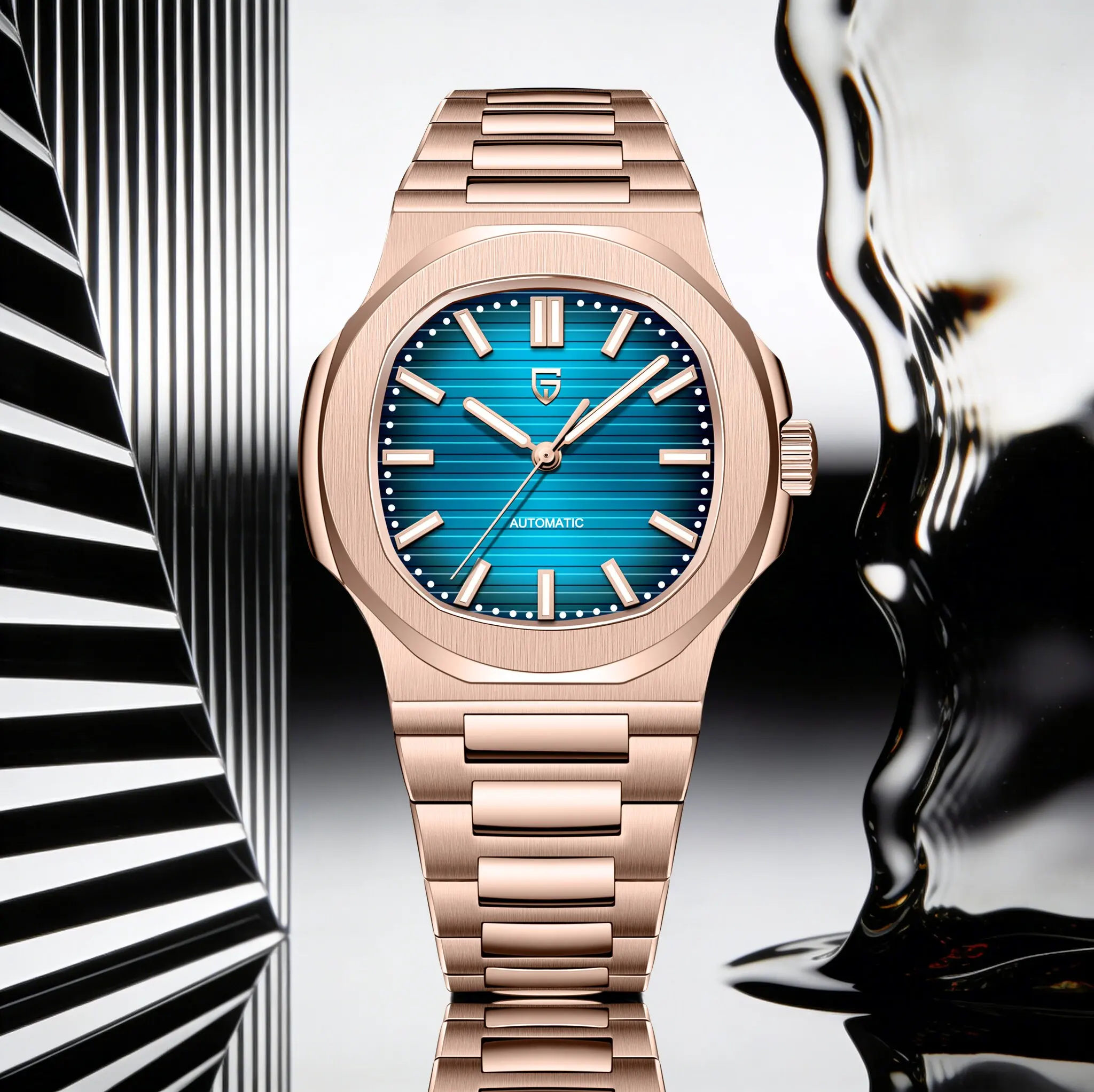 

PAGANI DESIGN Men Decent Business Mechanical Watch Stainless Steel Sapphire Luminous 10Bar Diving Watch For Formal Casual Looks