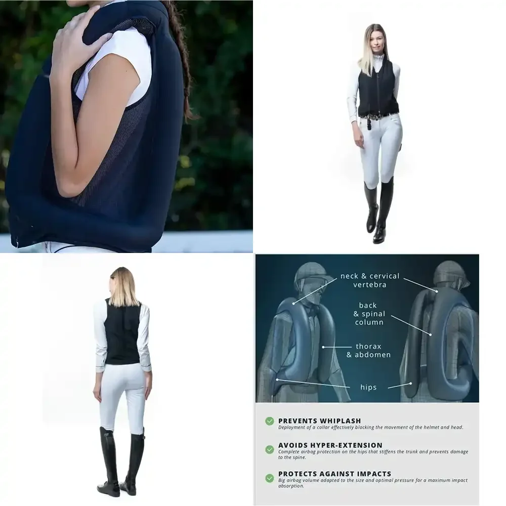 

Customized Equestrian Vest Outdoor Horse Riding Anti-Injury Protection High Quality Nylon Spandex Vest with Custom