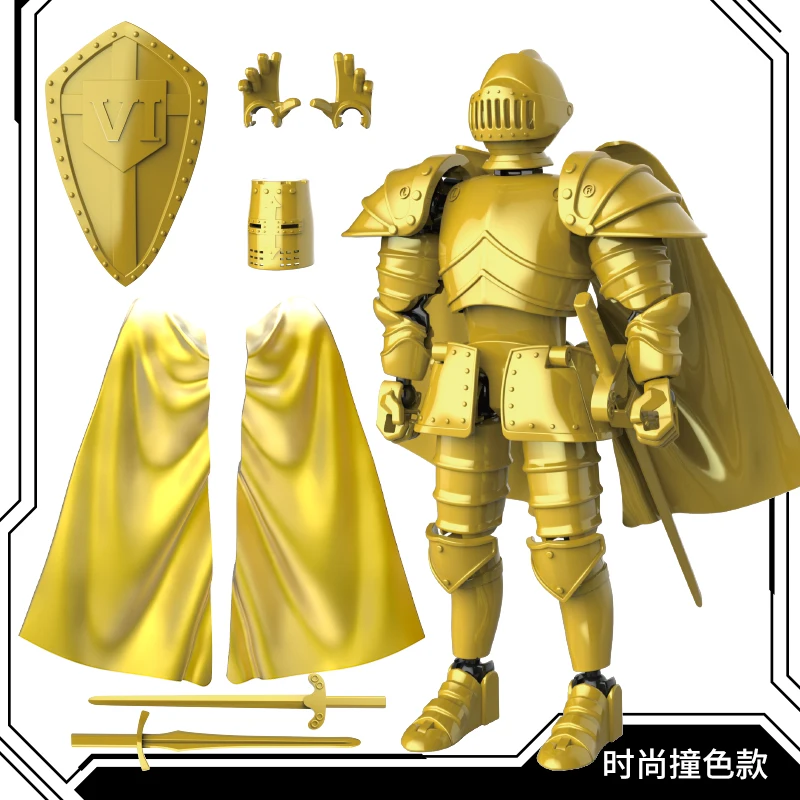 Cavaleiro figuras de ação paladino 13 articulado móvel shapeshift robô 3d impresso manequim personagem montagem brinquedos presente
