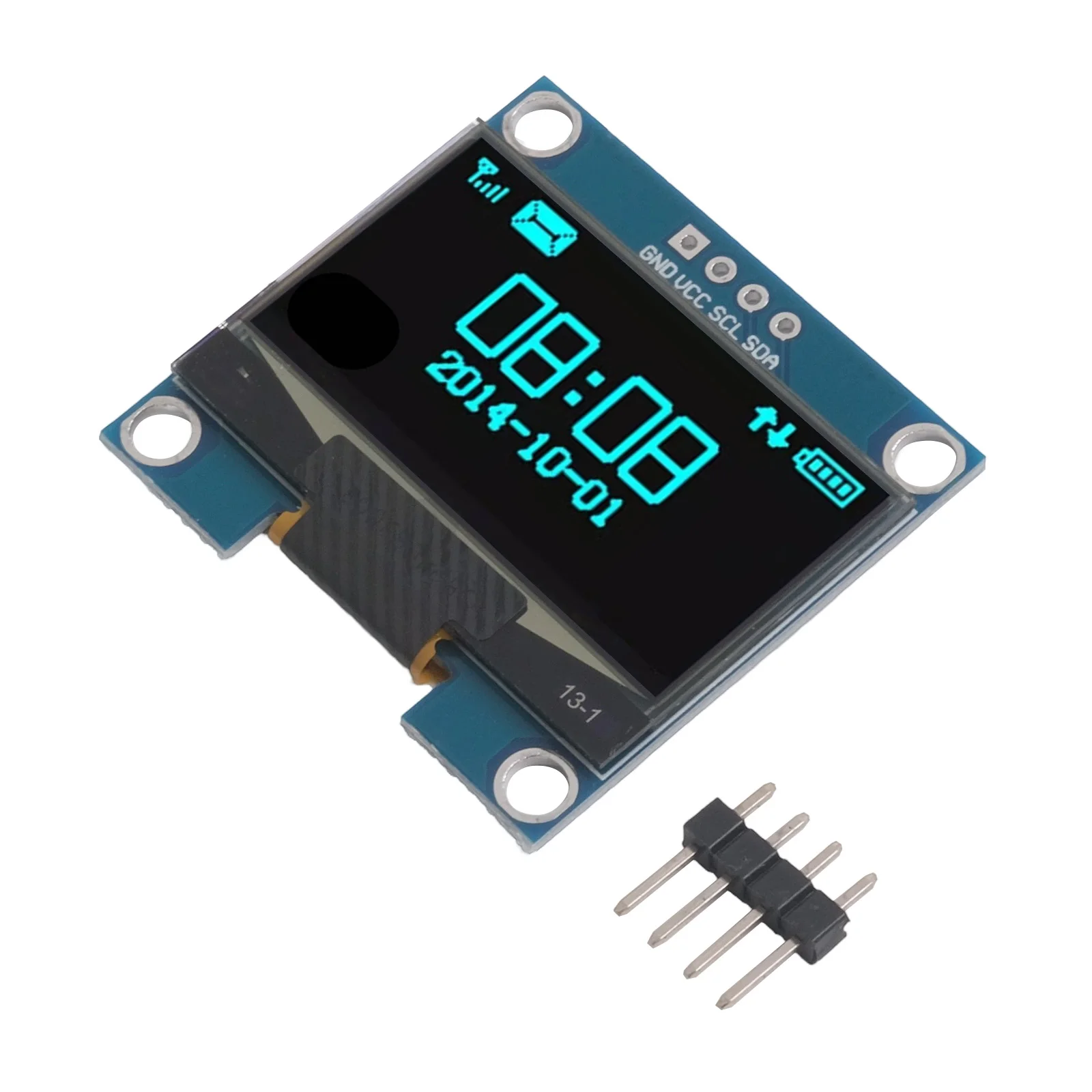 Innovative Self Lit Technology in the 1 3 Inch For OLED Display Module Designed for I2C Screens Resolution 128x64