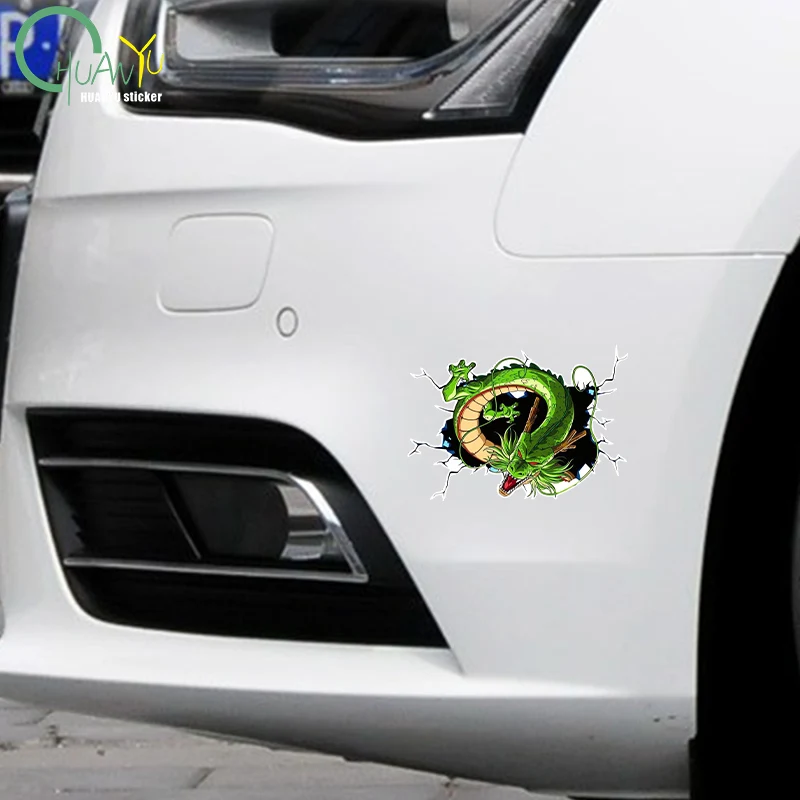 Car Stickers Color Cartoon Chinese Dragon Animation Vinyl Car Stickers Car Motorcycle Bumper Body Car Window Decoration Decals