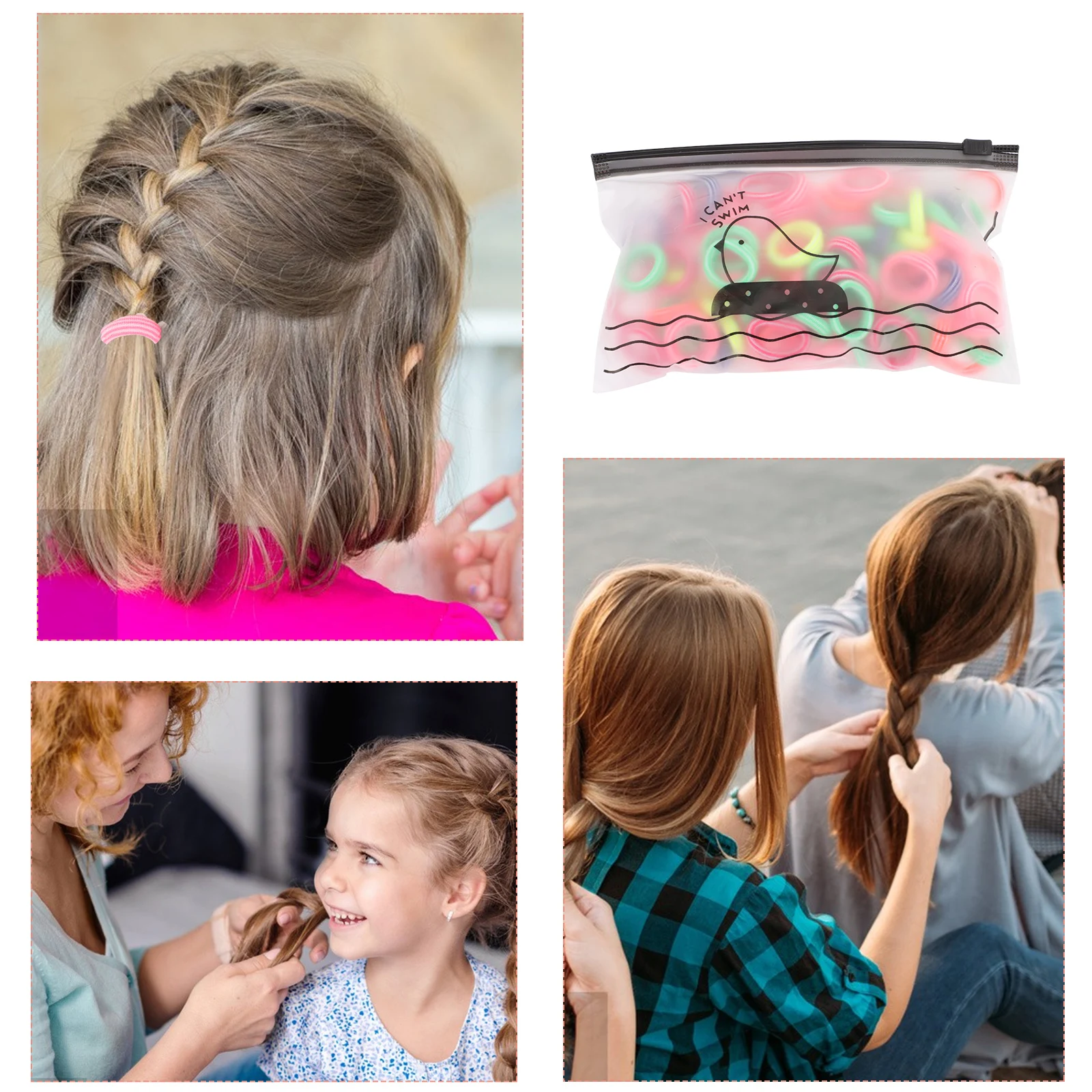 

C y Color Hair Ties Elastic Ponytail Holders Kids Hair Accessories Perfect for School Wedding Party Birthday Gifts