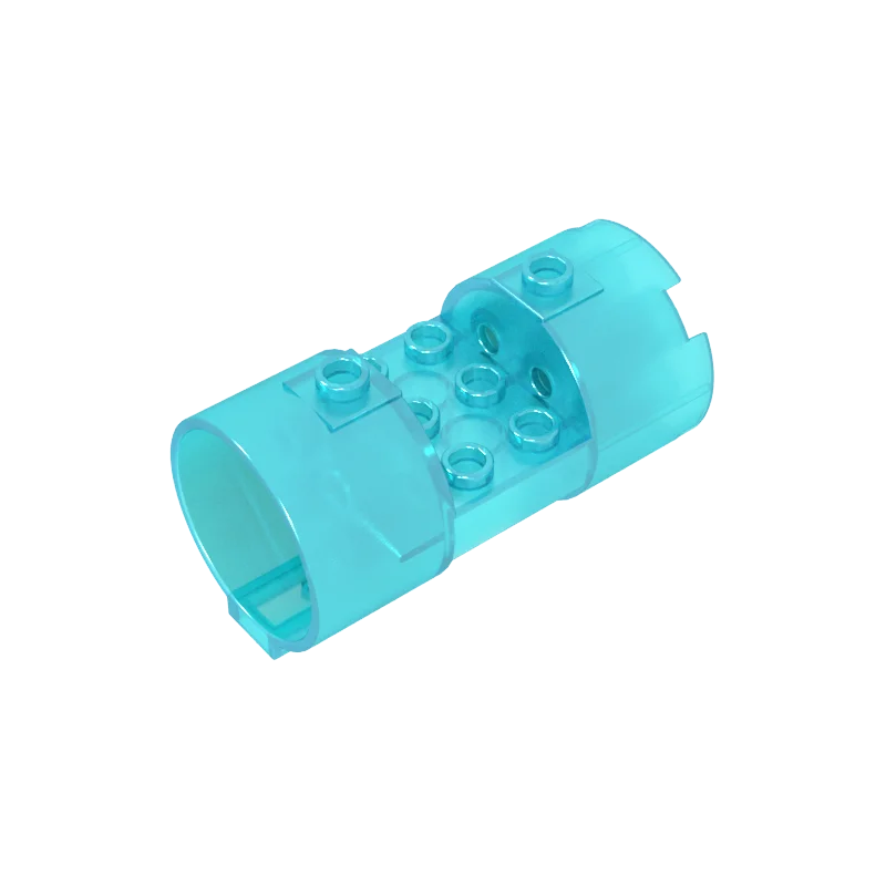 Gobricks 10PCS 30360 Bricks Cylinder 3 x 6 x 2 Parts 2/3 Horizontal Open Studs Kompatybilny z klockami MOC dla dorosłych i dzieci DIY Gift