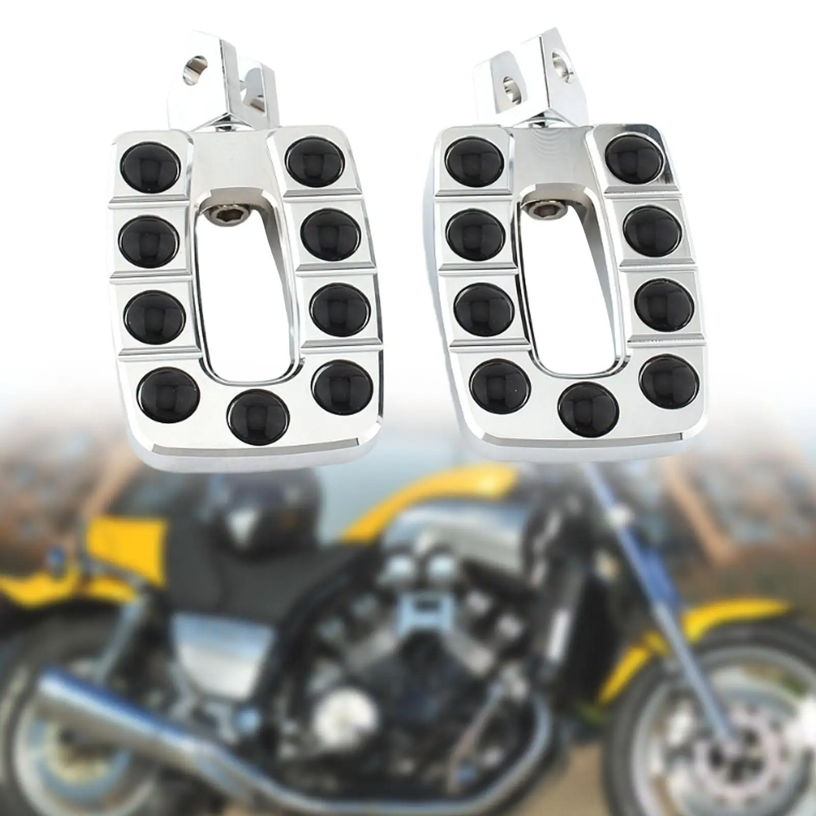 

Motorcycle Foot Pegs Easy to Install Portable 1 Pair for Yamaha XJ1200