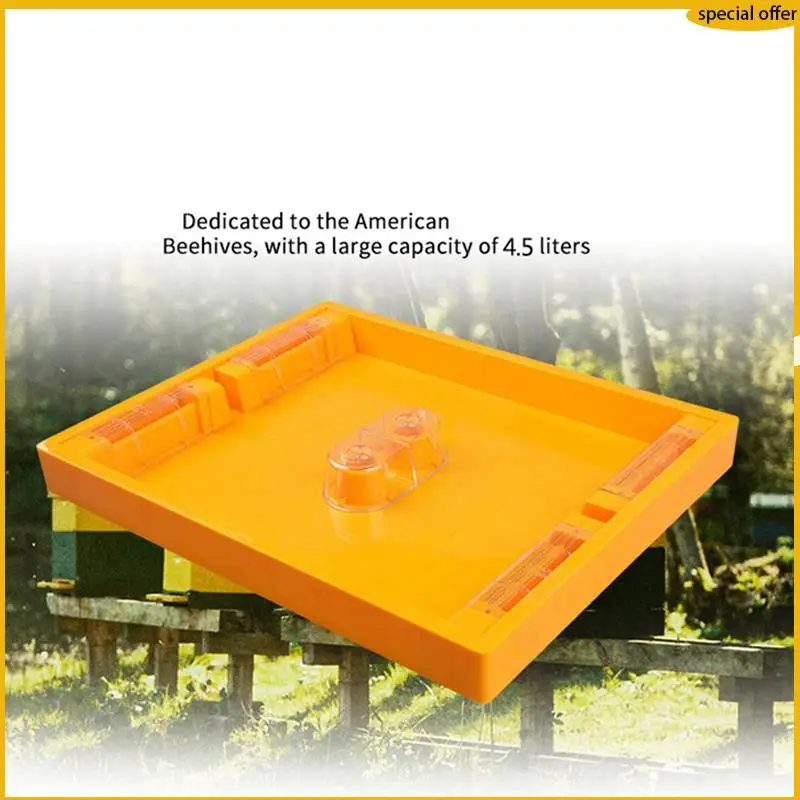 

A50I Bee Feeder Top Feeder For Beehive Langstroth 10 Frame Beekeeping Supplies Used To Feed Water Or Sugar Cake To Bee Hive