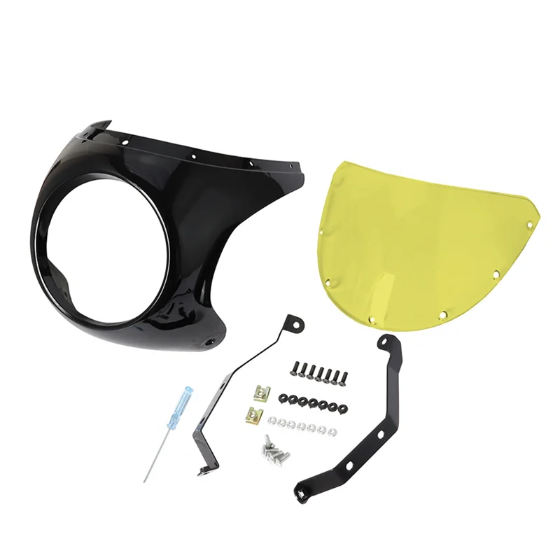 Motorbike Contrasting Color Windscreen for Suzuki Motorcycle Windshield Fairing Protector Universal