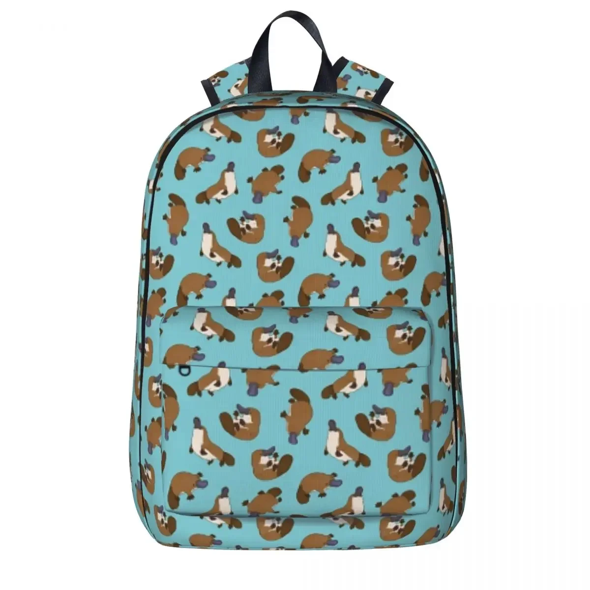 

All-Over Adorable Platypus Print Backpacks Large Capacity Children School Bag Shoulder Bag Laptop Rucksack Travel Rucksack