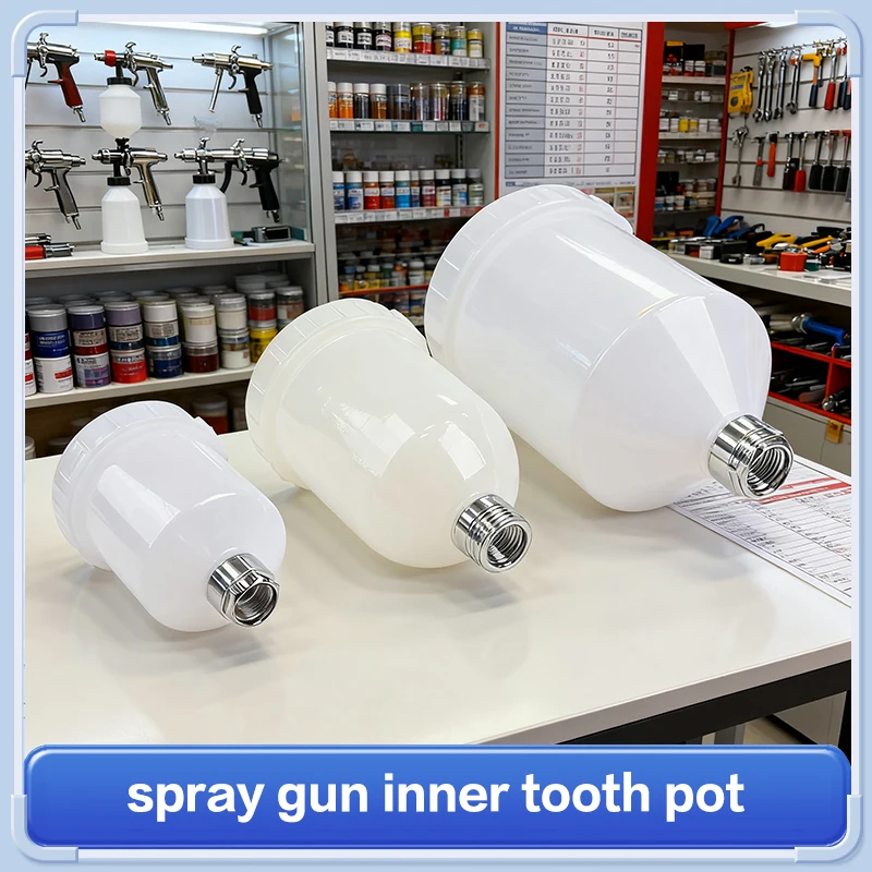 Plastic Spray Paint Cup Sprayer Cup Spray Gun Parts 125ml 250ml 600ml