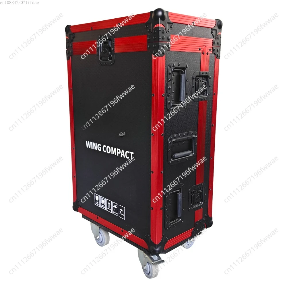 For customized wing compact mixer, flight case with wheels, stage Pa system, Bellinger digital mixer, audio and sound equipment