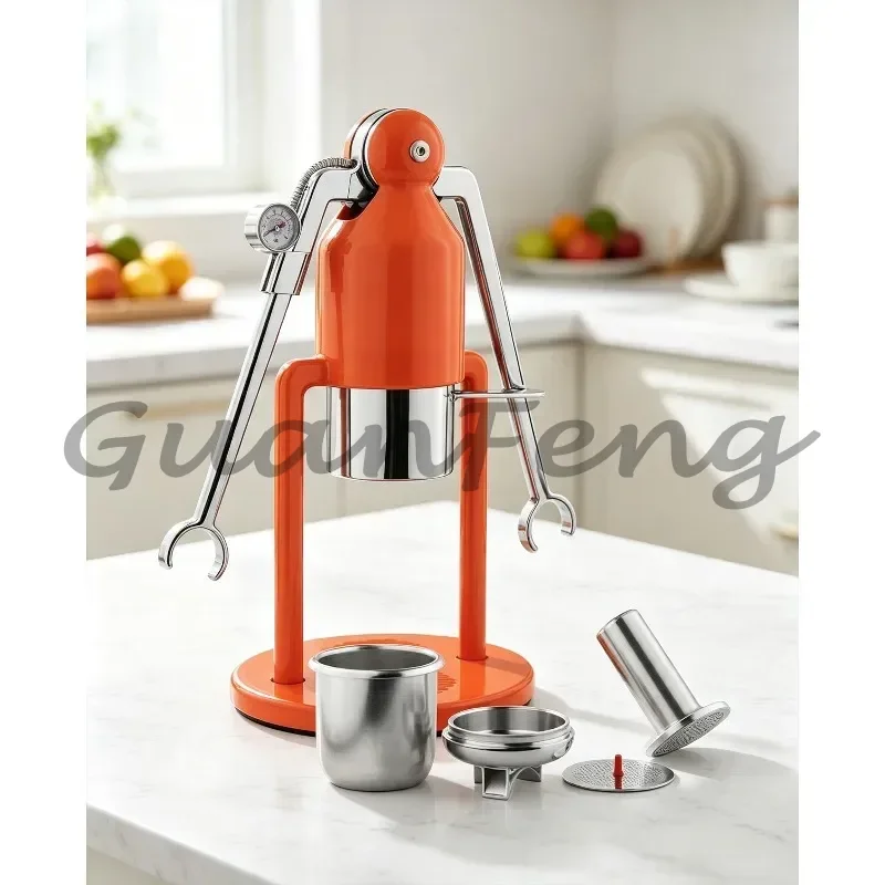 Manual Press Espresso Maker Non-Electric Portable Handheld Pressure Coffee Maker