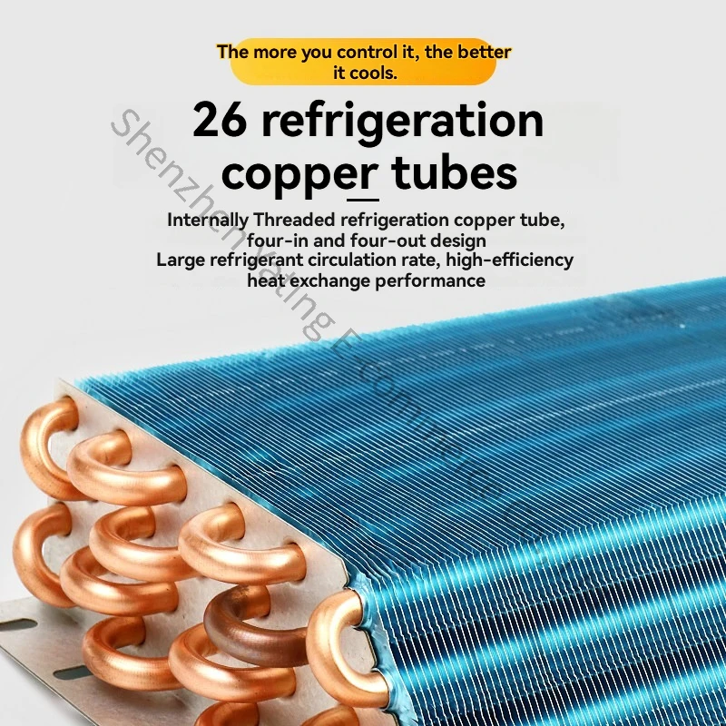 Truck Air Conditioner on-hook Copper Pipe 12v Vehicle Refrigeration Excavator Harvester Car Internal Machine Evaporator Assembly