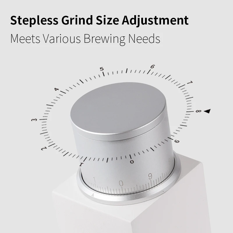 CAFOVO FR-005mini مطحنة القهوة الكهربائية 160 دورة في الدقيقة 304 الصلب 38 مللي متر نتوءات مخروطية المحمولة في الهواء الطلق مطحنة القهوة القابلة لإعادة الشحن