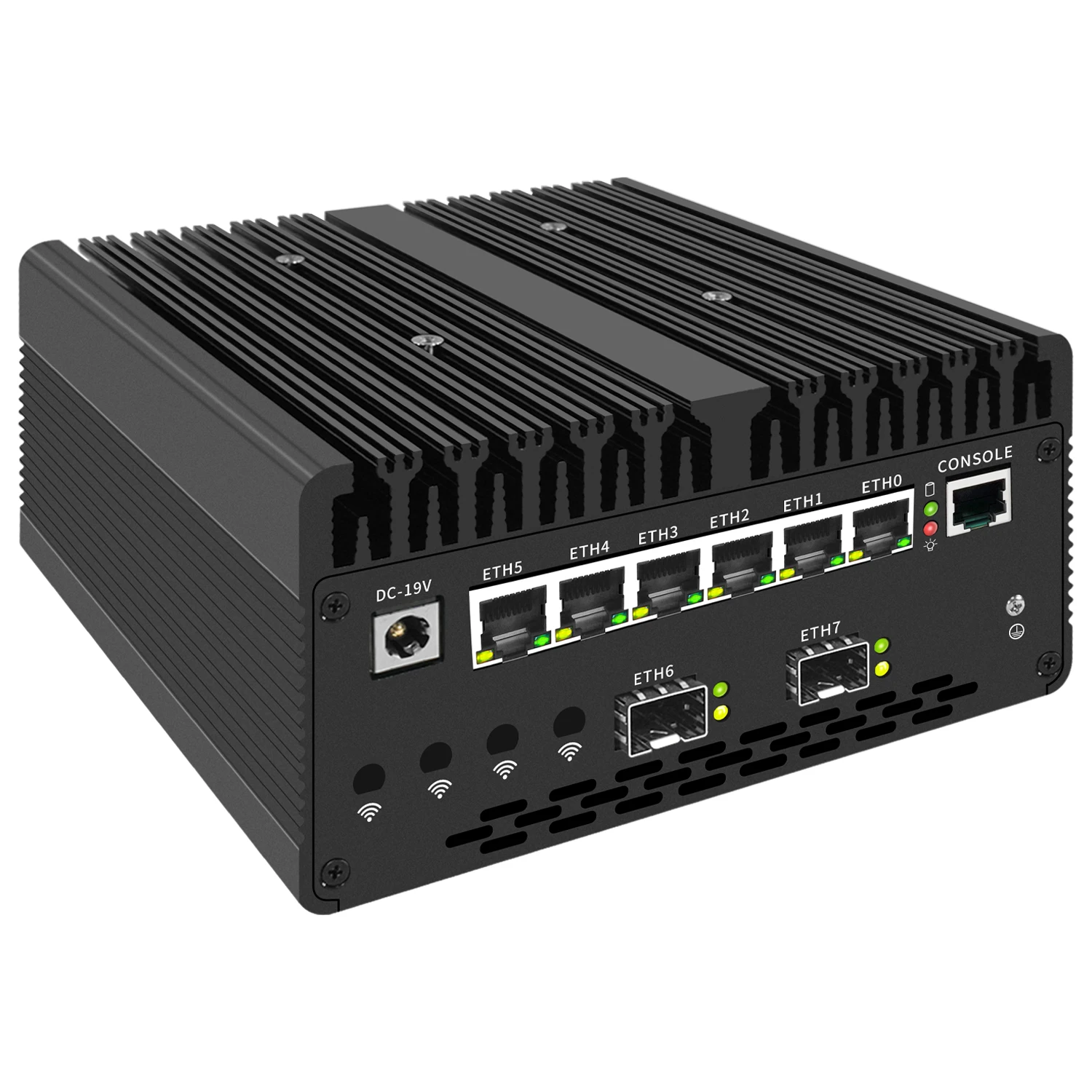 SZBOX H15 جهاز توجيه ناعم 4x2.5G i226 4 * LAN كمبيوتر صناعي صغير بدون مروحة OPNsense VPN Server pfSense ESXi جهاز جدار الحماية