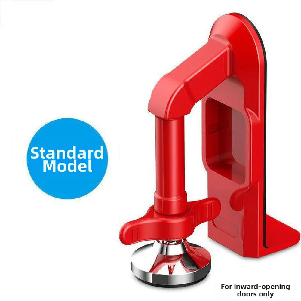 Portable Door Stop Alarm Anti-Theft Compact for Hotels Apartments Travel Use Tool-Free Installation Quick Release Alloy Body
