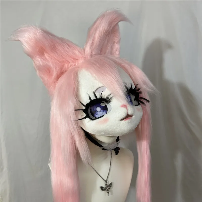

Vivid Looking Fursuit Head Cosplay Furry Mask Cosplay Costume Furry Headbase Cos Plush Beast Head Performance as Christmas Gift