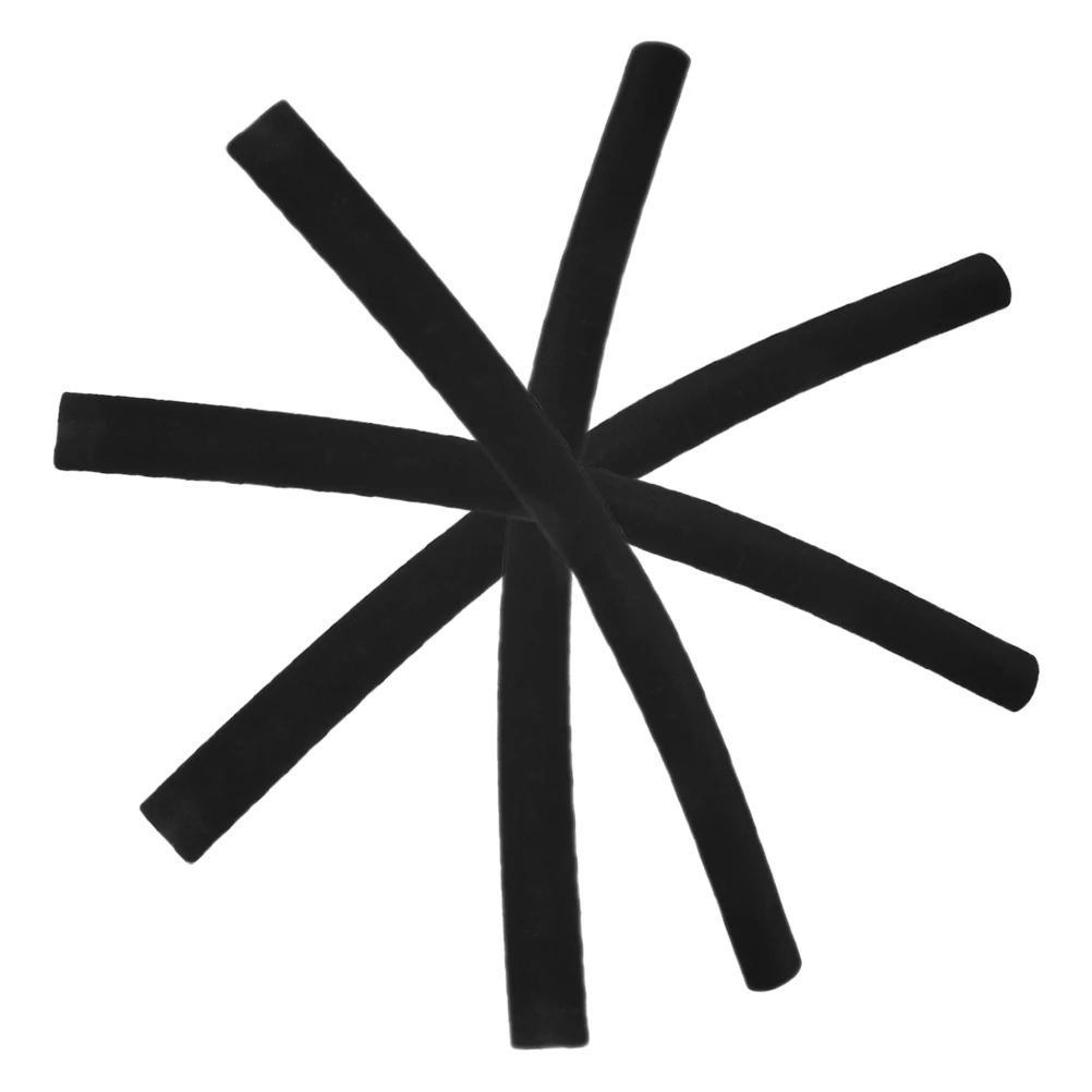 4 قطعة أغطية مقبض عربة الأطفال إسفنجة لينة وسادة سوداء قبضة منصات مريحة امتصاص الصدمات المضادة للانزلاق المقود حامي