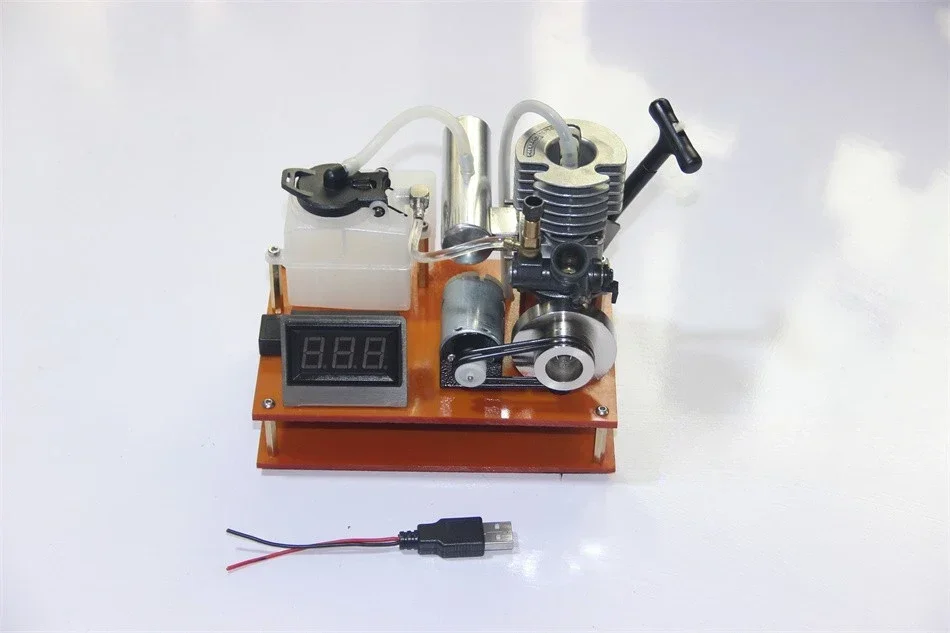 Fuel Model of DC Generator of DIY Miniature Mini Gasoline Engine with For15-stage Methanol Engine Changed To Gasoline