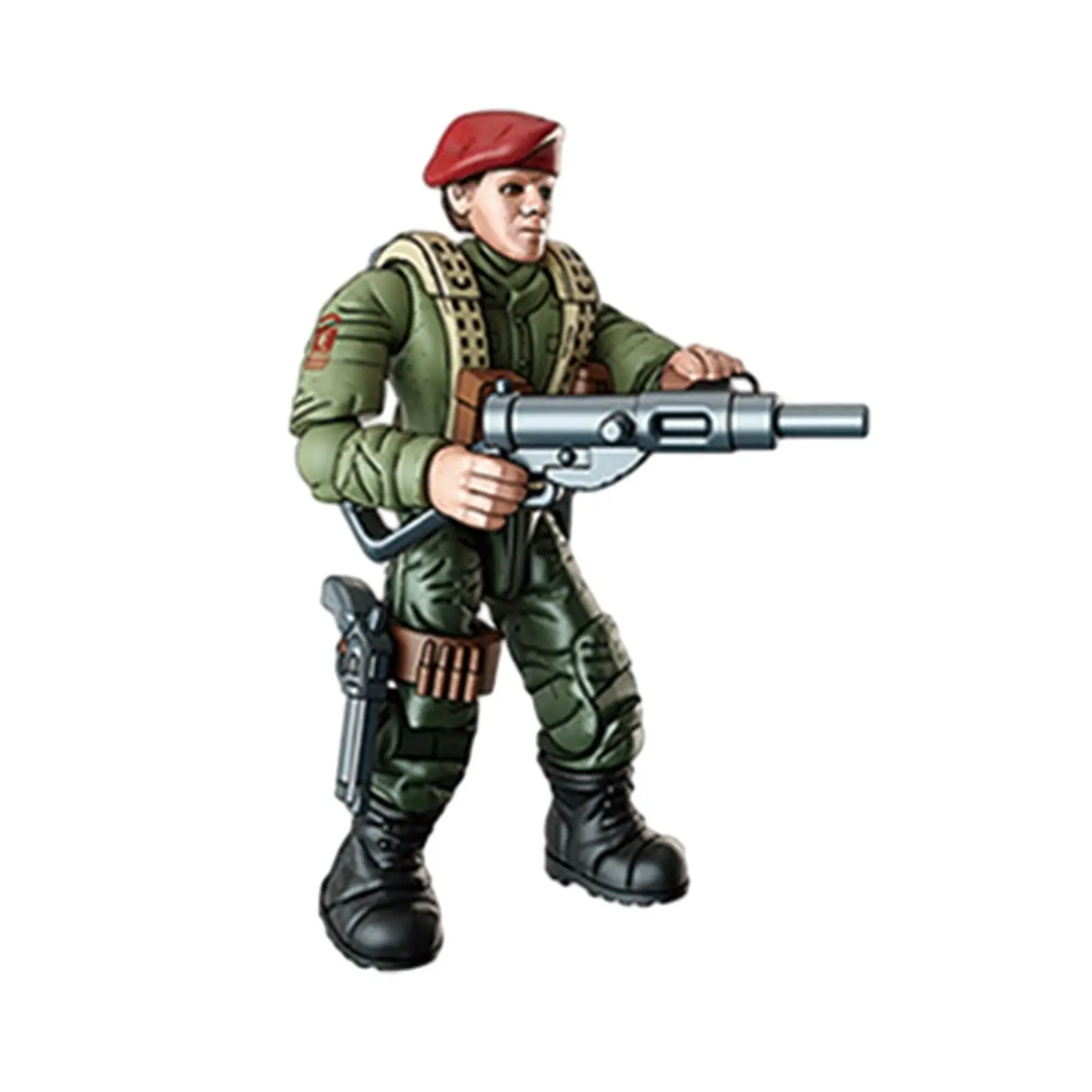 Soldatenmodell im Maßstab 1:18, Spielzeug, Miniaturfiguren, vorgeben, Spielset, ABS, Sammlerstücke für Kinder und Erwachsene, Sandtisch-Zubehör