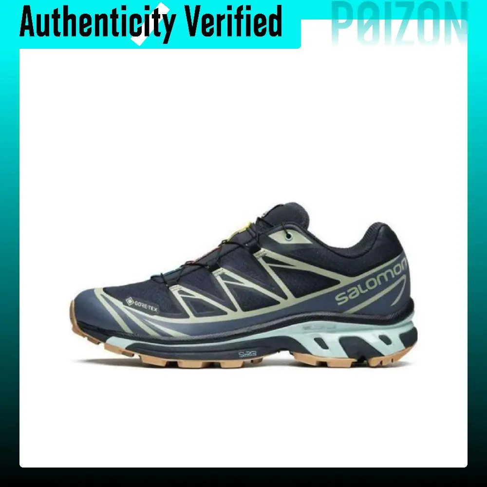 SALOMON XT 6 Comfortable Low top Running Shoes Unisex Dark Gray L47291800
