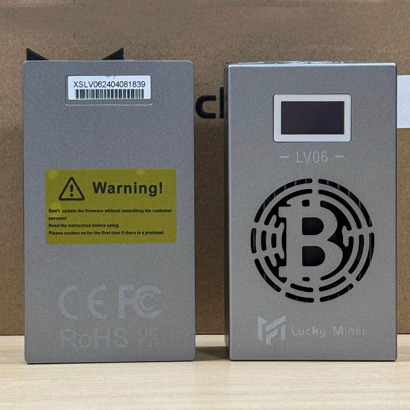 Lucky Miner LV06 Bitcoin Miner Machine ASIC Mining BTC BCH BSV DGB 500GH/S SHA256 bm1366 Solo Miner Lotto Device Crypto Mining