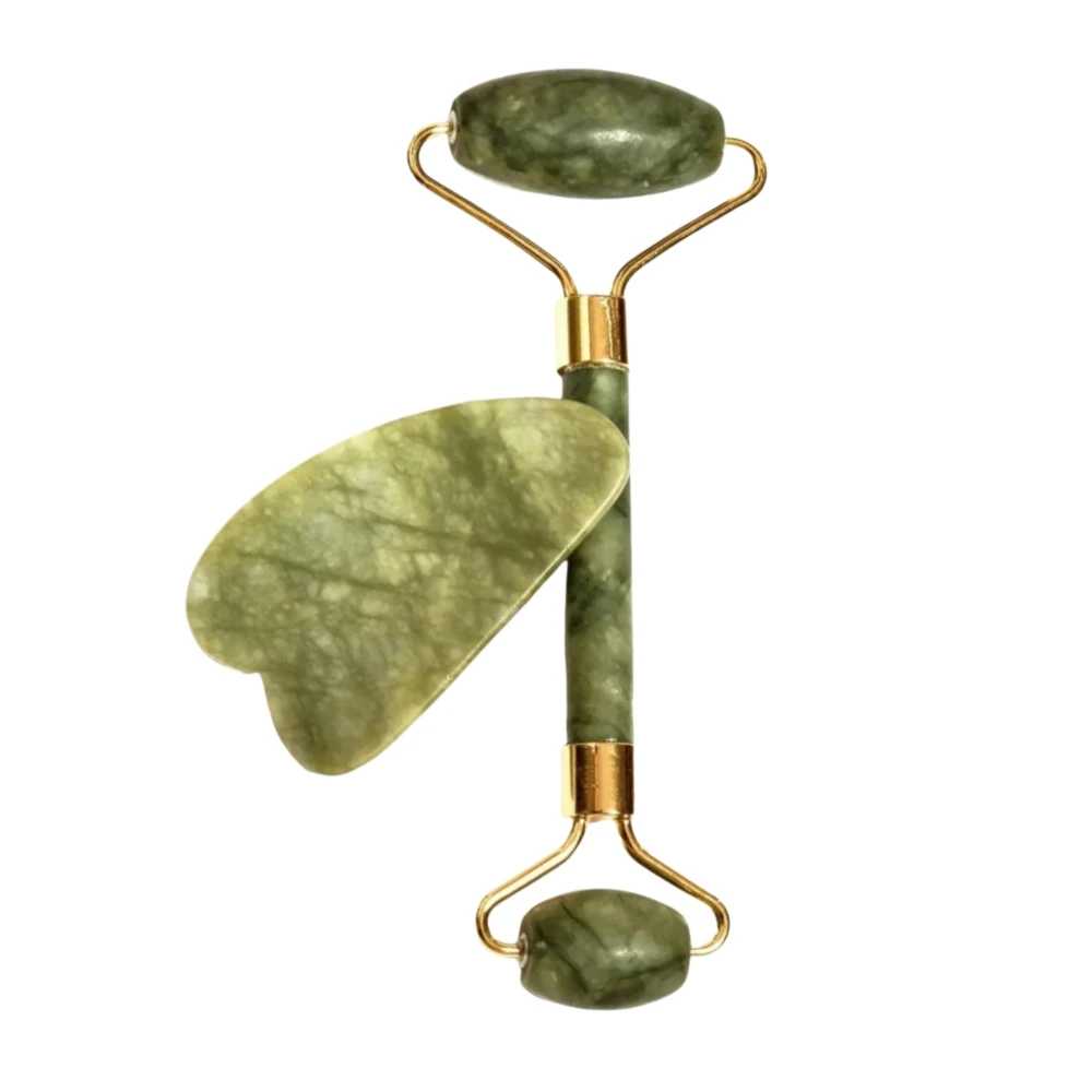 

Natural Stone Roller Massage Visage Lifting Face Gua Sha Body Neck Massager Acupoint Eye Care Spa Massage Tools