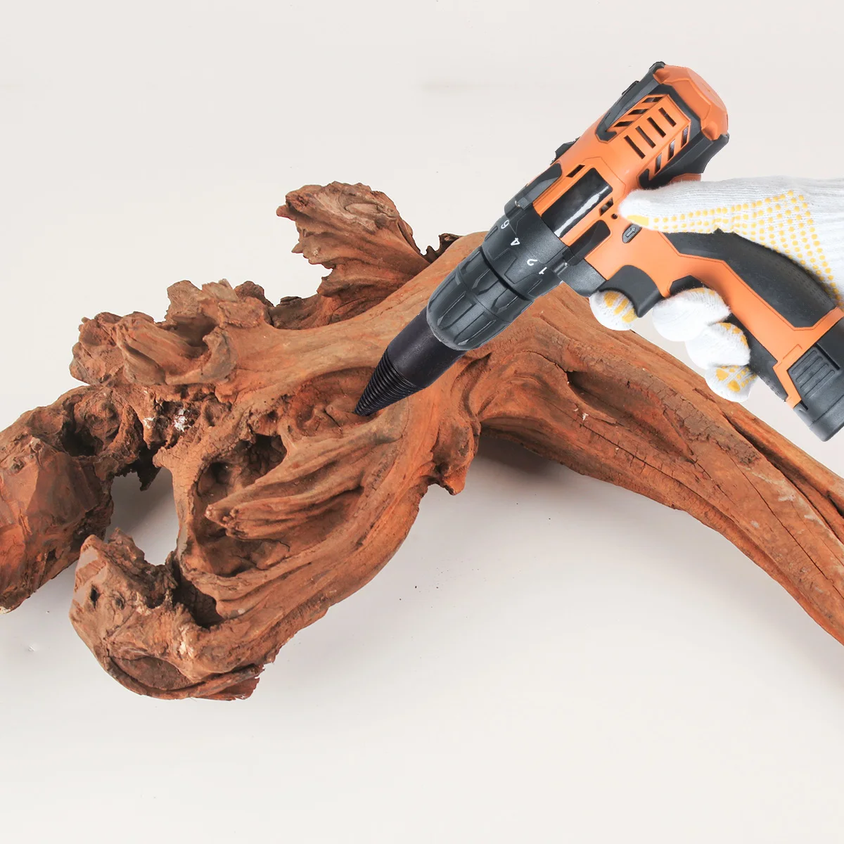 

3pcs Splitting Wood Drill Bit High Hardness Wear Resistant Electric Firewood Splitter Cone Drill Bit Woodworking Tool Gardening