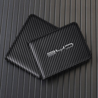 Carbon Fiber Car Driver License Bag ID Card Holder Wallet Credit Card Bag for BYD Song Qin Han Tang DM PLUS Song Pro MAX Yuan